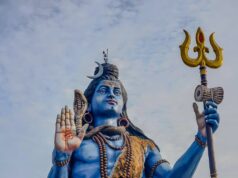 शिवरात्रि के लिए काशीपुर में मांस की दुकानें 11-15 फरवरी तक बंद; उत्तराखंड प्रतिबंध majestic shiva statue in pokhara nepal